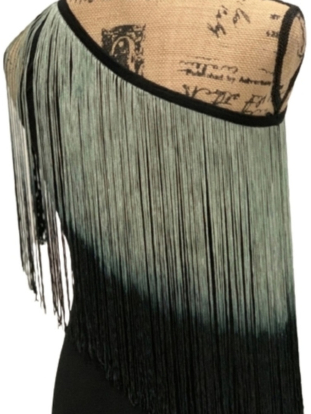Zara One Shoulder Fringe Dress - Picture 5 of 7